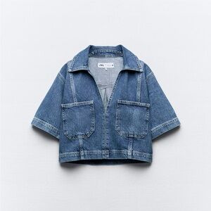 Zara Denim Shirt size S